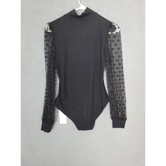 BUENOS NINOS Bodysuit For Women Mock Turtle Neck Long Sleeve Bodysuit Medium - Picture 7 of 7